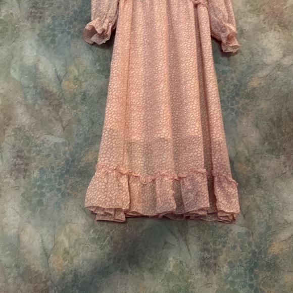 C+D+M Blush Print Ruffled Dress - Picture 2 of 6